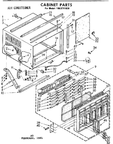 Cabinet parts