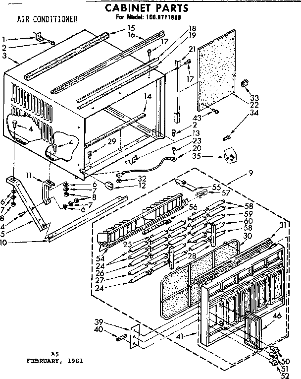 CABINET PARTS