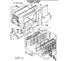Kenmore 1068711890 cabinet parts diagram