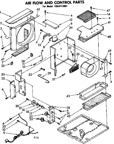 Air flow and control parts