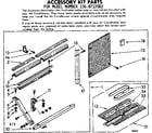 Kenmore 1068712081 accessory kit parts diagram
