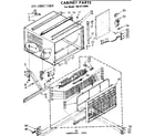 Kenmore 1068712090 cabinet parts diagram