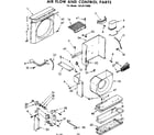 Kenmore 1068712090 air flow and control parts diagram