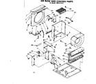 Kenmore 1068712210 air flow and control parts diagram