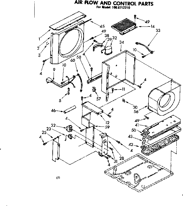 Air flow and control parts