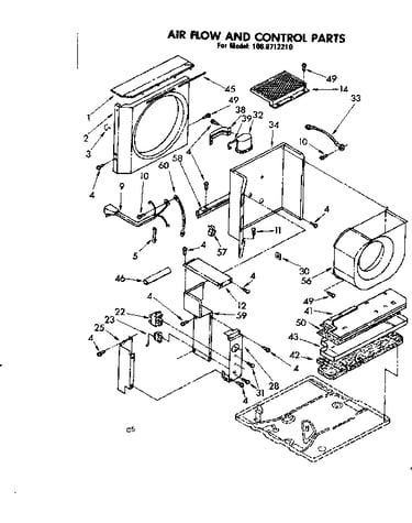Air flow and control parts