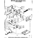 Kenmore 1068720580 air flow and control parts diagram
