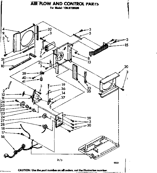 Air flow and control parts