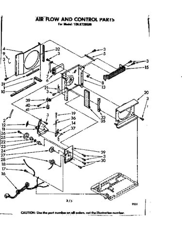 Air flow and control parts