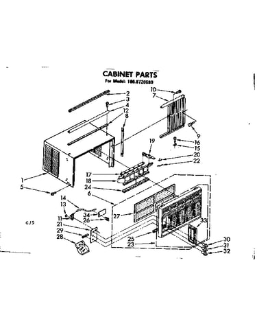 Cabinet parts