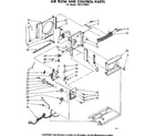 Kenmore 1068720581 air flow and control parts diagram