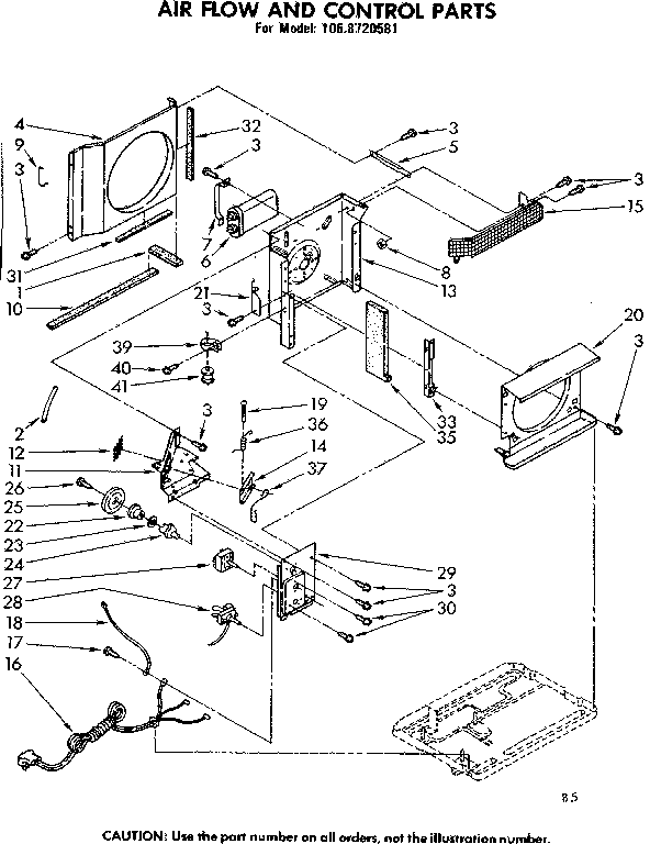 Air flow and control parts
