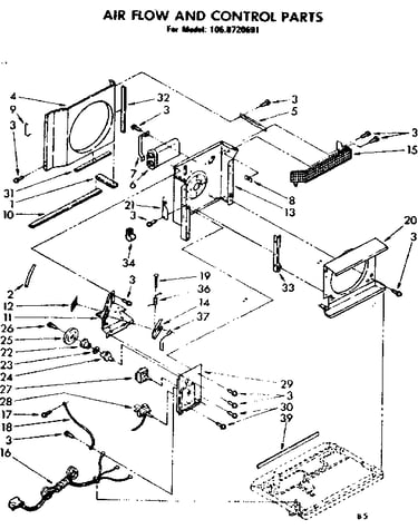 Air flow and control parts