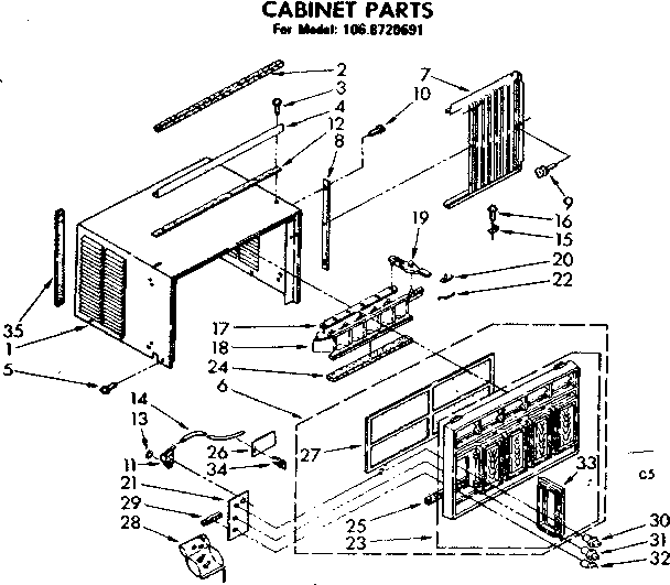 Cabinet parts