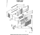Kenmore 1068720880 cabinet parts diagram