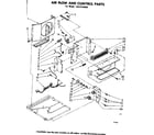 Kenmore 1068720880 air flow & control parts diagram