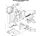 Kenmore 1068721082 air flow and control parts diagram