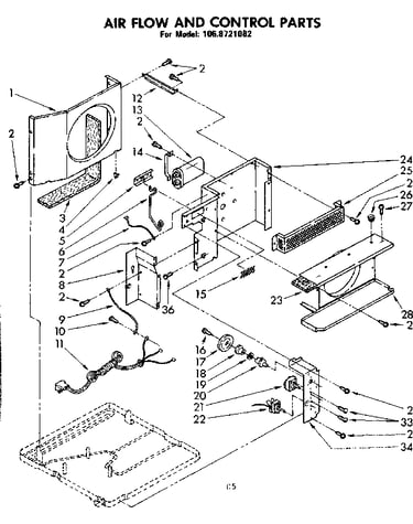 Air flow and control parts