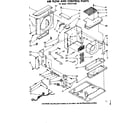 Kenmore 1068721280 air flow and control parts diagram