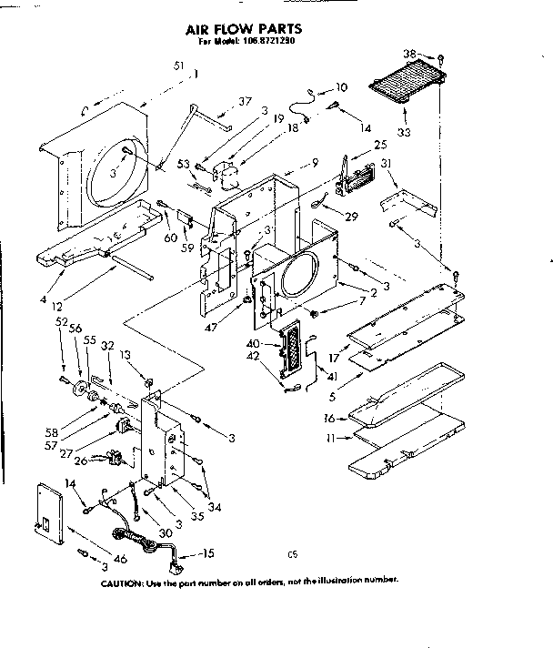 Air flow parts