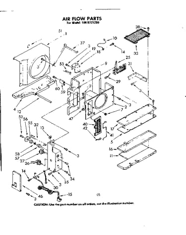 Air flow parts