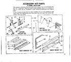 Kenmore 1068721290 accessory kit part diagram