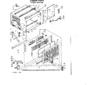Kenmore 1068721490 cabinet parts diagram