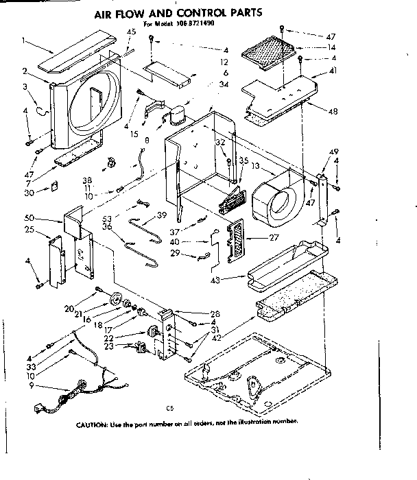 AIR FLOW AND CONTROL PARTS