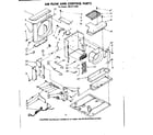 Kenmore 1068721490 air flow and control parts diagram