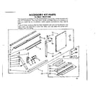 Kenmore 1068721490 accessory kit parts diagram
