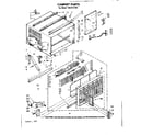 Kenmore 1068721491 cabinet parts diagram
