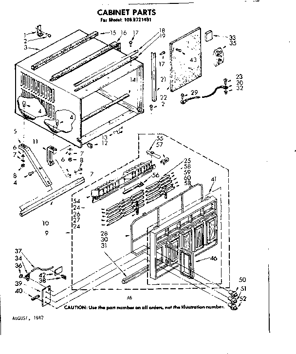 Cabinet parts
