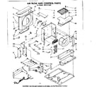 Kenmore 1068721491 air flow and control parts diagram