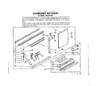 Kenmore 1068721491 accessory kit parts diagram