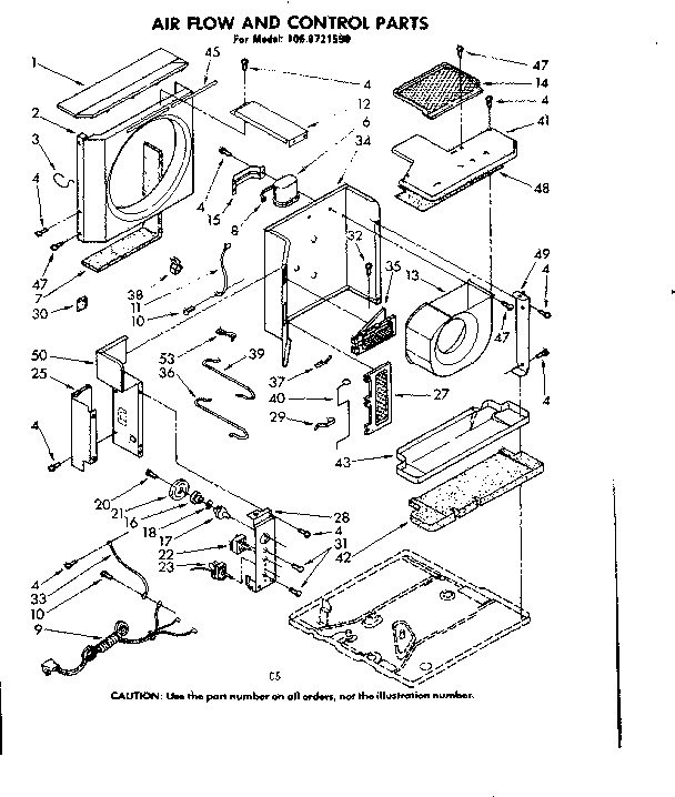 Air flow and control parts