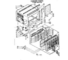 Kenmore 1068721830 cabinet parts diagram