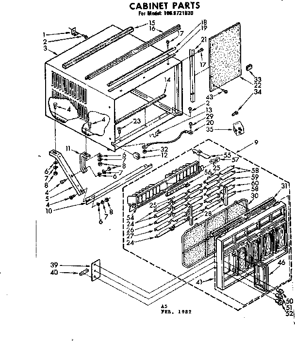 Cabinet parts