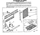 Kenmore 1068721830 accessory kit parts diagram