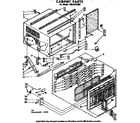 Kenmore 1068721890 cabinet parts diagram