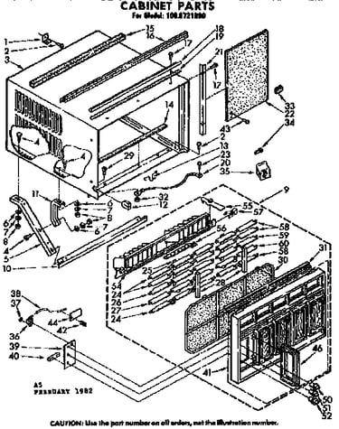 Cabinet parts