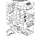 Kenmore 1068721890 air flow and control parts diagram