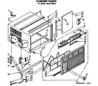 Kenmore 1068722010 cabinet parts diagram