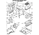 Kenmore 1068722010 air flow and control parts diagram