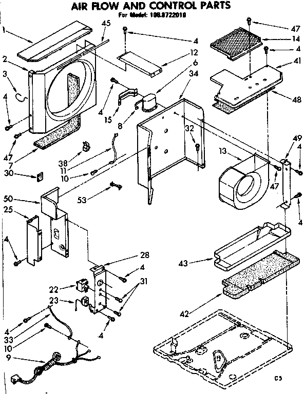 Air flow and control parts