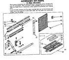Kenmore 1068722010 accessory kit parts diagram