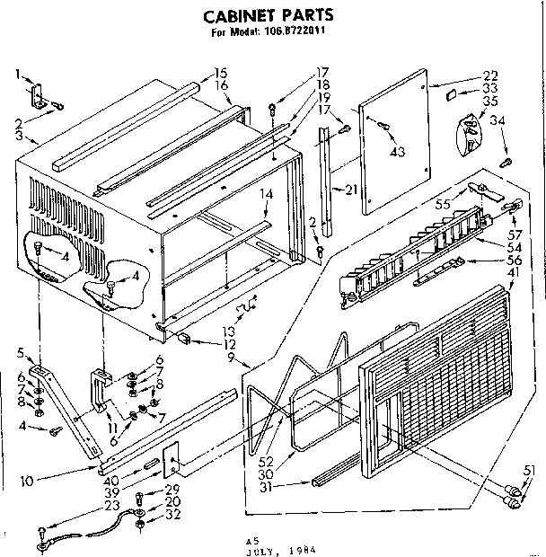Cabinet parts