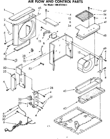 Air flow and control parts
