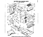 Kenmore 1068722190 air flow and control parts diagram
