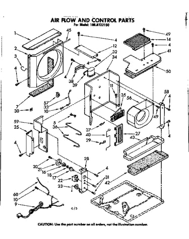 Air flow and control parts