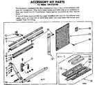Kenmore 1068722190 accessory kit parts diagram